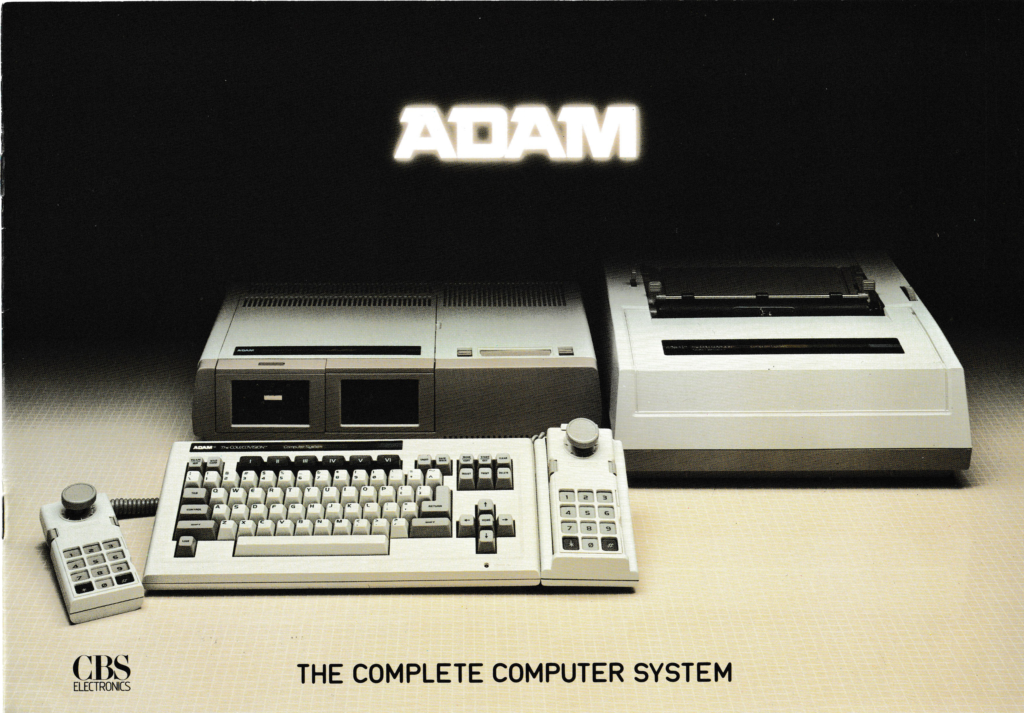CBS ADAM Catalog  - UK market computer brochure